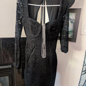 TA3 lace corset dress